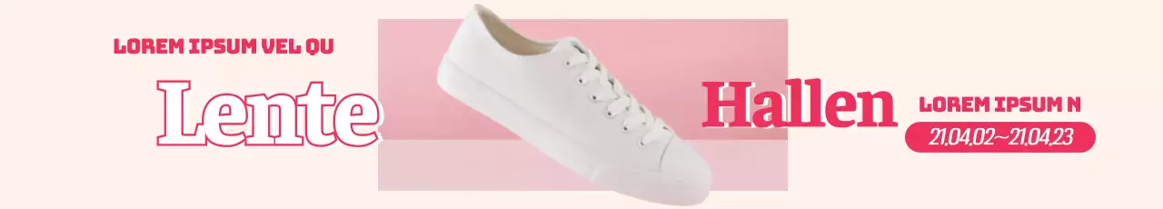 Roze foto accentueert nette lenteschoenaanbiedingen