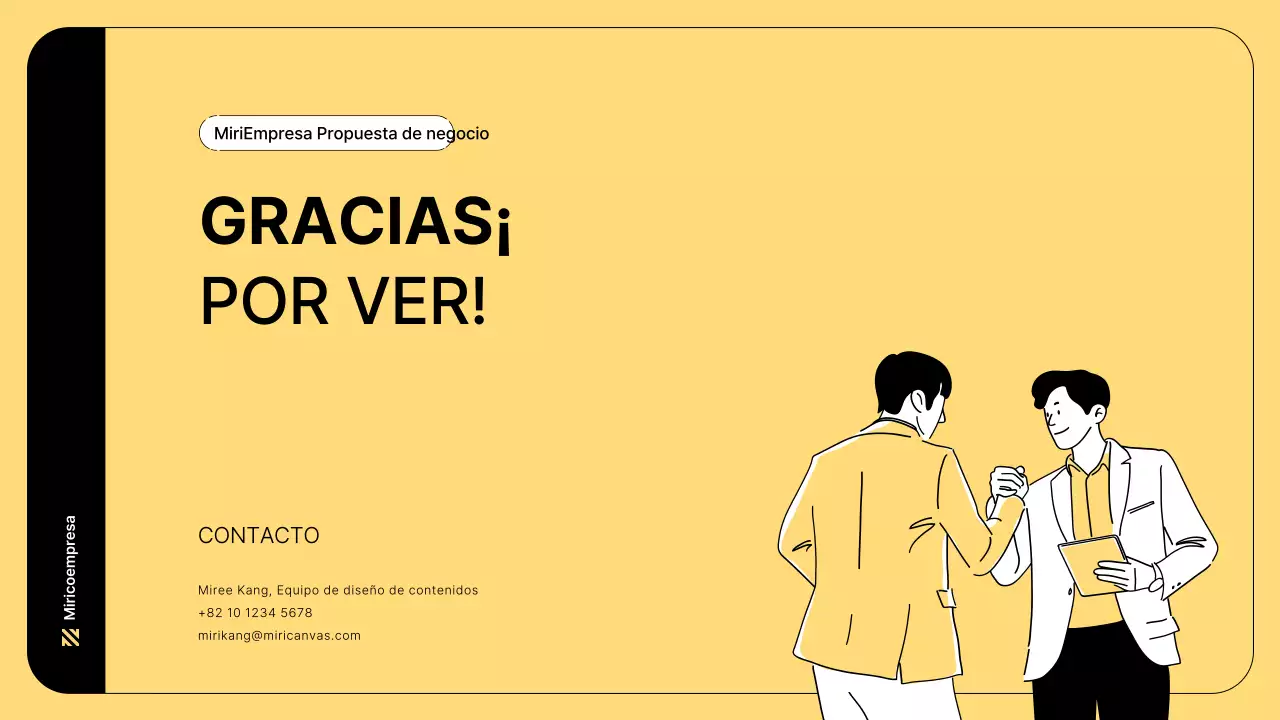 Ilustración empresarial de líneas sencillas y color amarillo