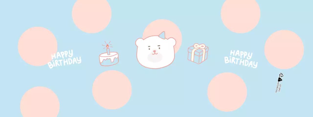 Pastel verjaardagsfeestje leuke bekerhouders