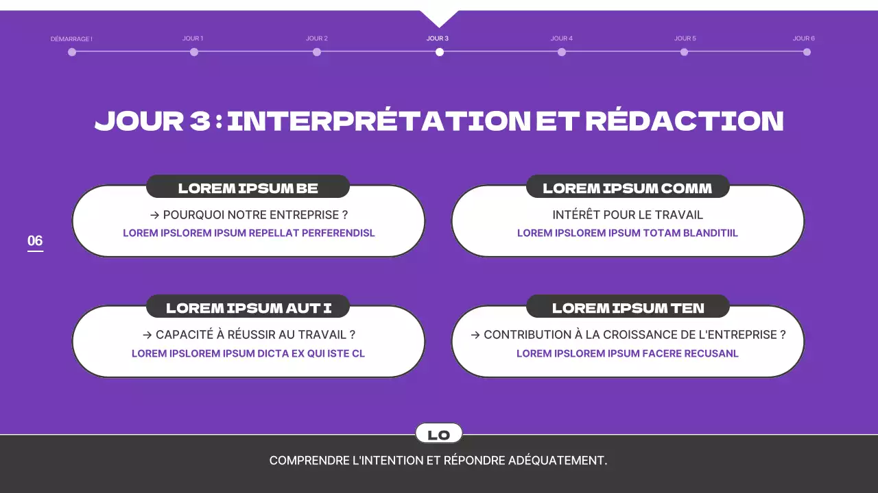 Comment faire sortir votre lettre de motivation du lot avec des illustrations en noir et violet