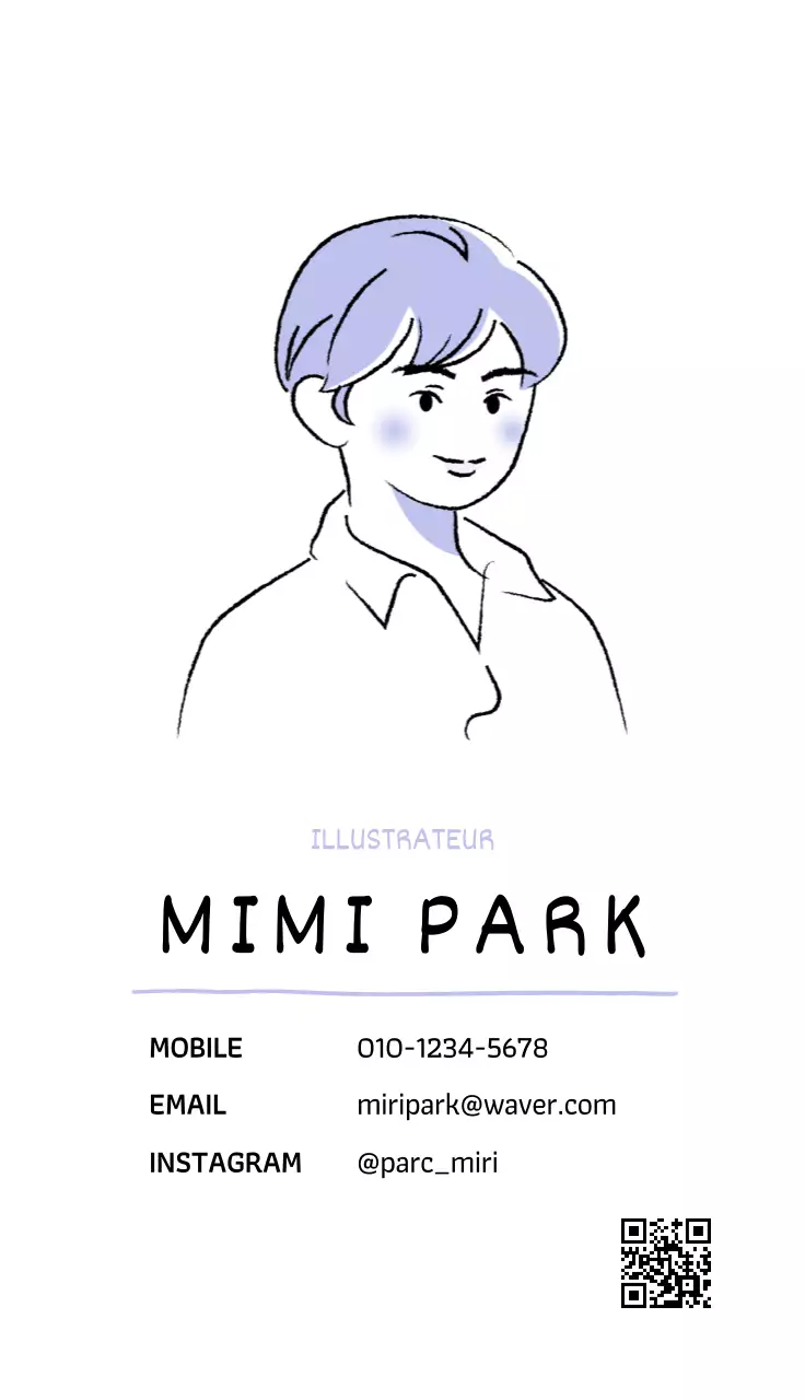 Illustratrice de portraits de personnes et d'entreprises aux couleurs pastel roses et violettes