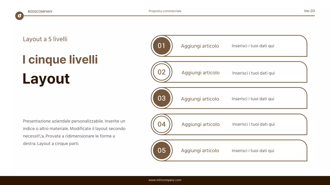 Semplice relazione di evidenziazione del testo in marrone e bianco