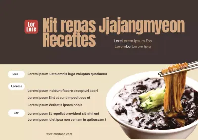 Photographie alimentaire Intense Kit repas chinois Recette