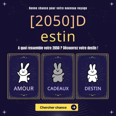 L'horoscope du Nouvel An sur Instagram en bleu marine et jaune