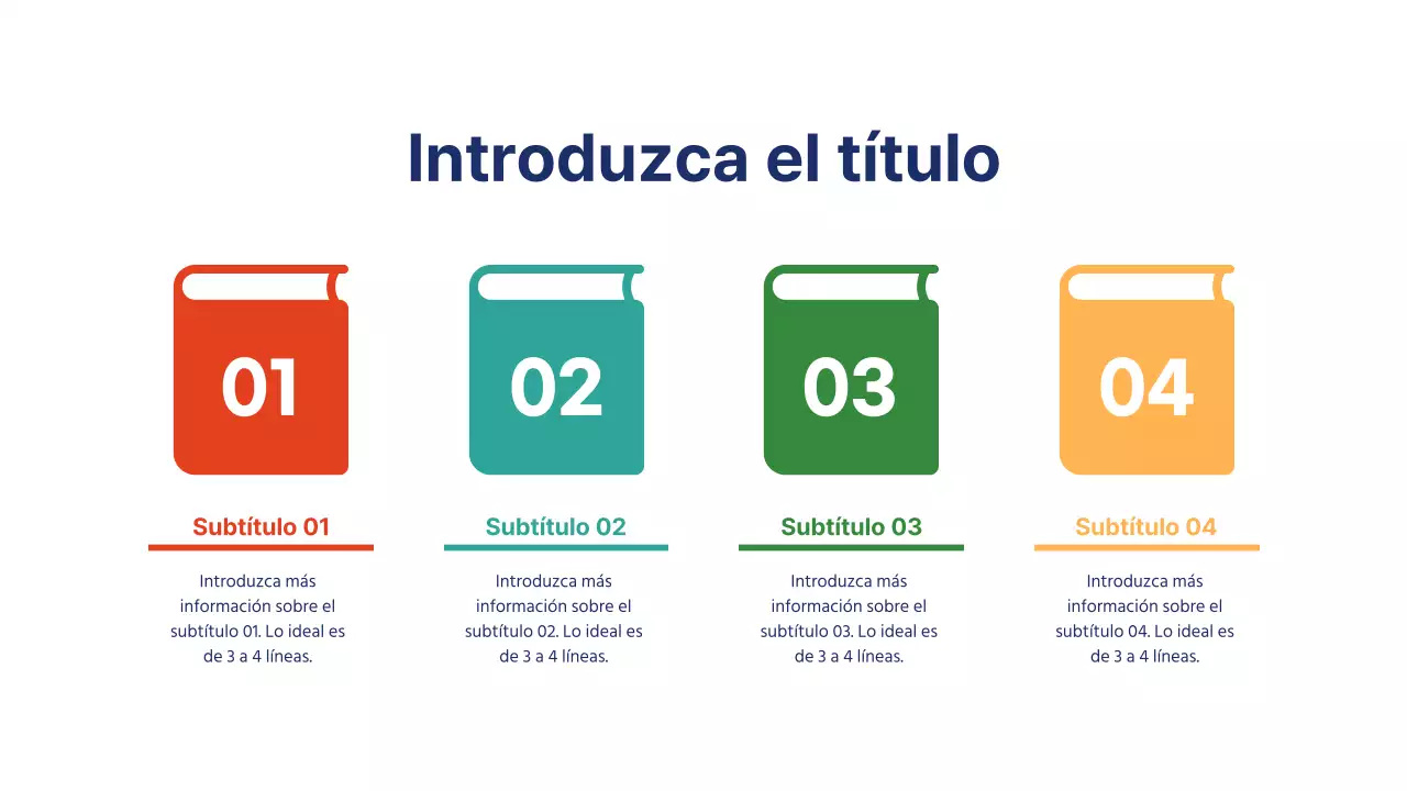Bonita infografía de la secuencia de gestión de proyectos con los colores del arco iris