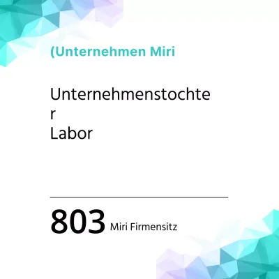 Geschäftsunternehmen mit geometrischem Muster in Blautönen
