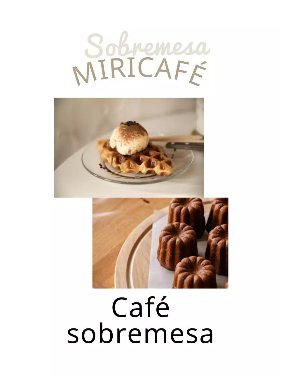 Cafés luminosos em branco e bege