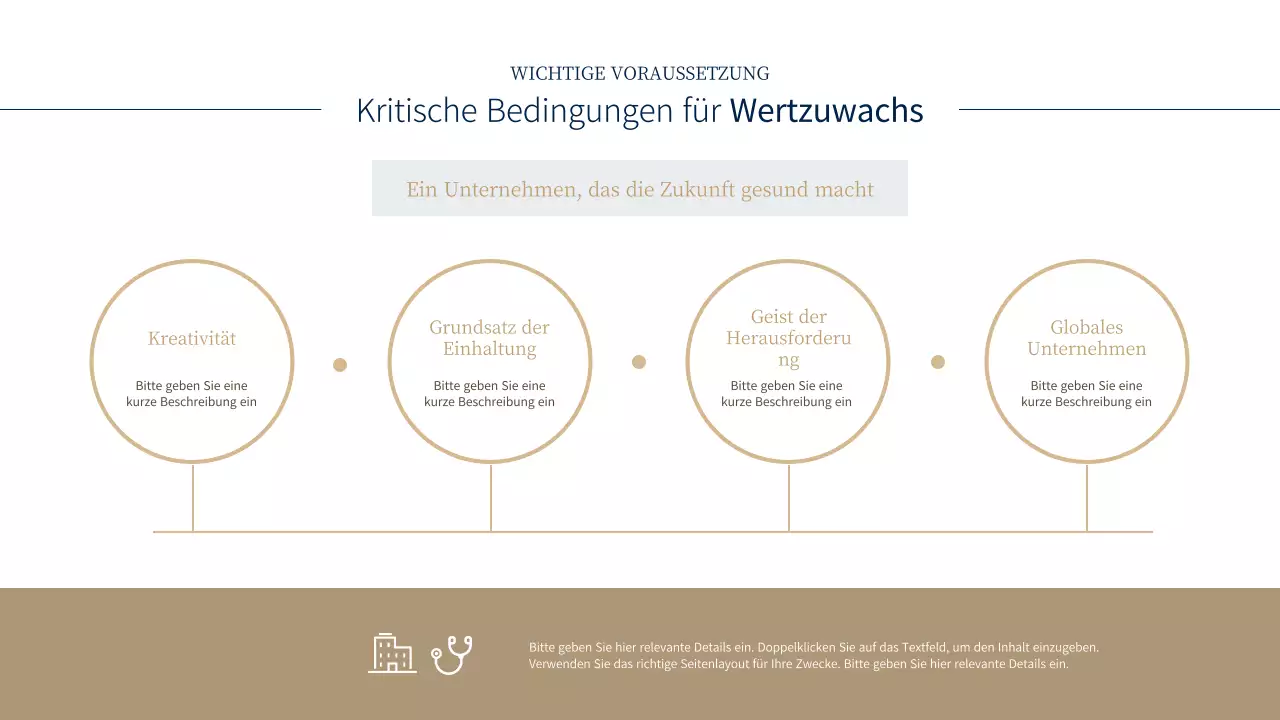 Blaues und braunes Labor-Geschäftsthema (Präsentation)