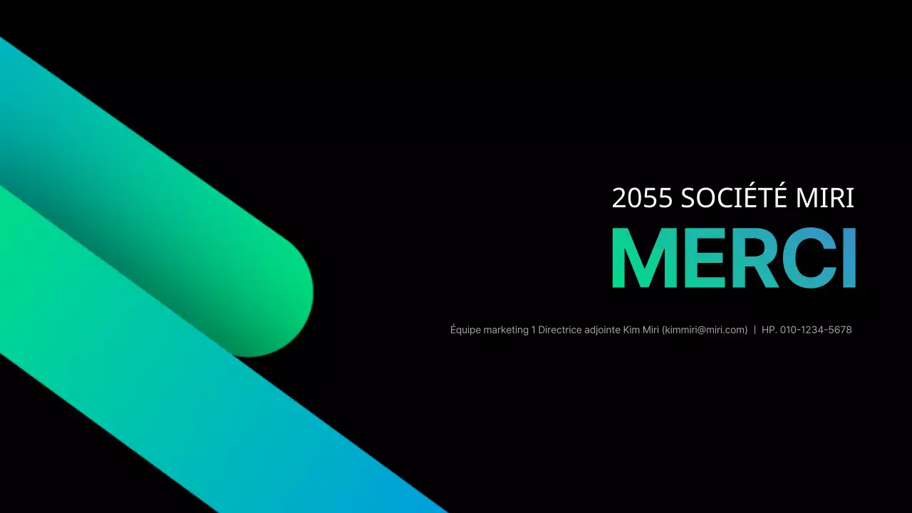 Les affaires en noir et en dégradé