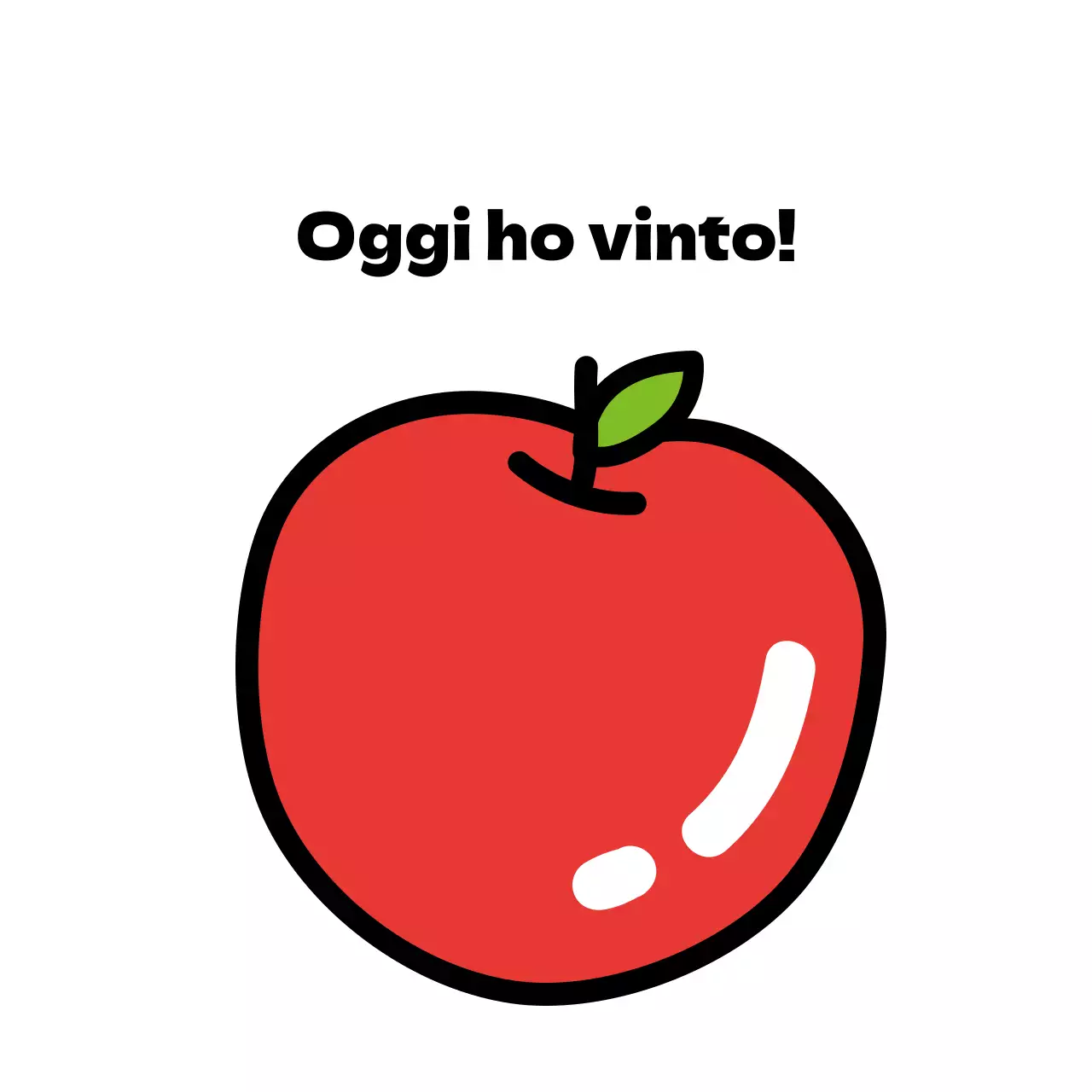 Illustrazione bianca divertente cibo fattoria mela promozione