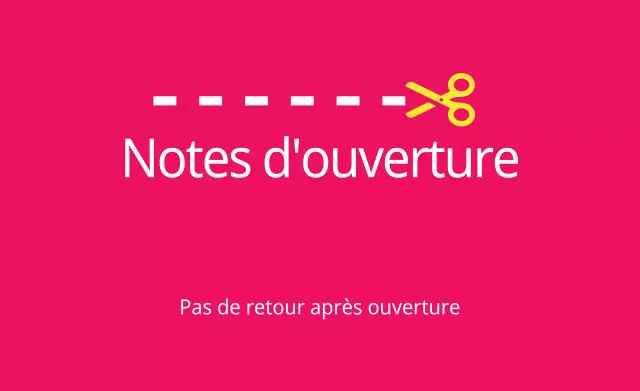Notes d'ouverture
