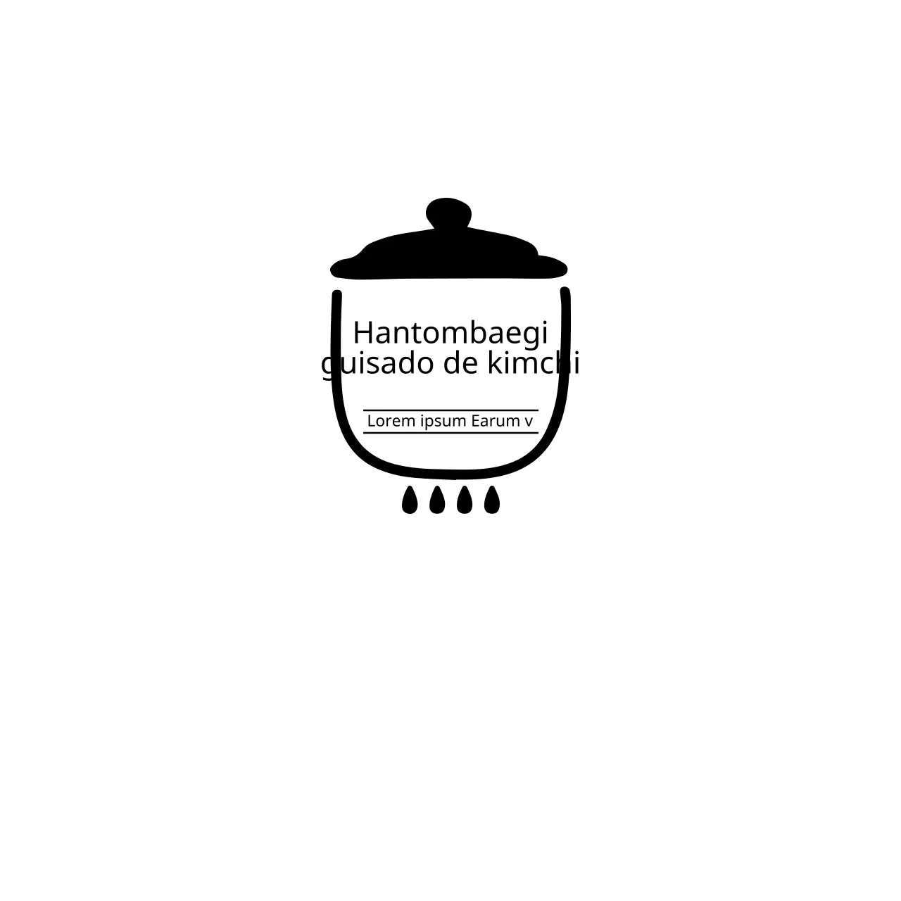 Guardanapo para guisado de kimchi coreano