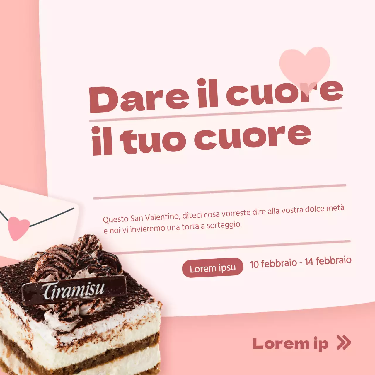Lettera rosa di San Valentino
