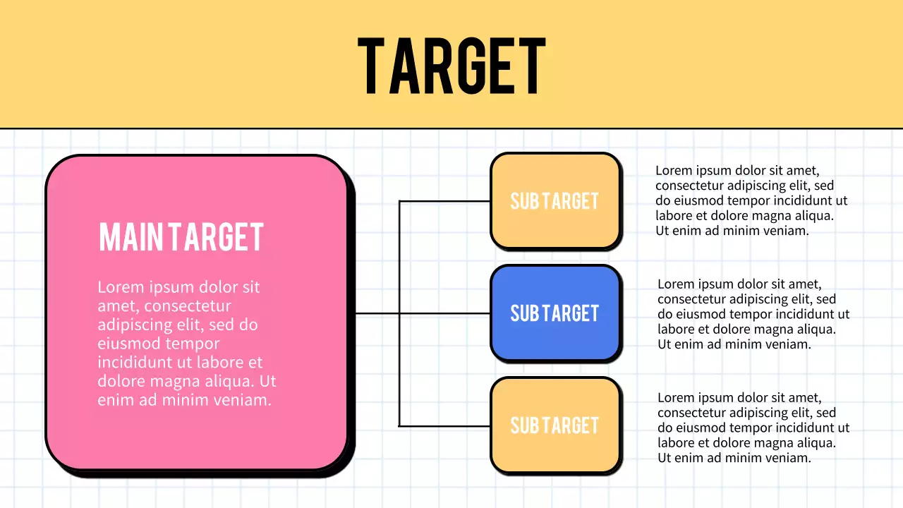 Trendy yellow and white marketing meeting minutes report
