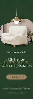 Économisez sur les intérieurs verts et bruns