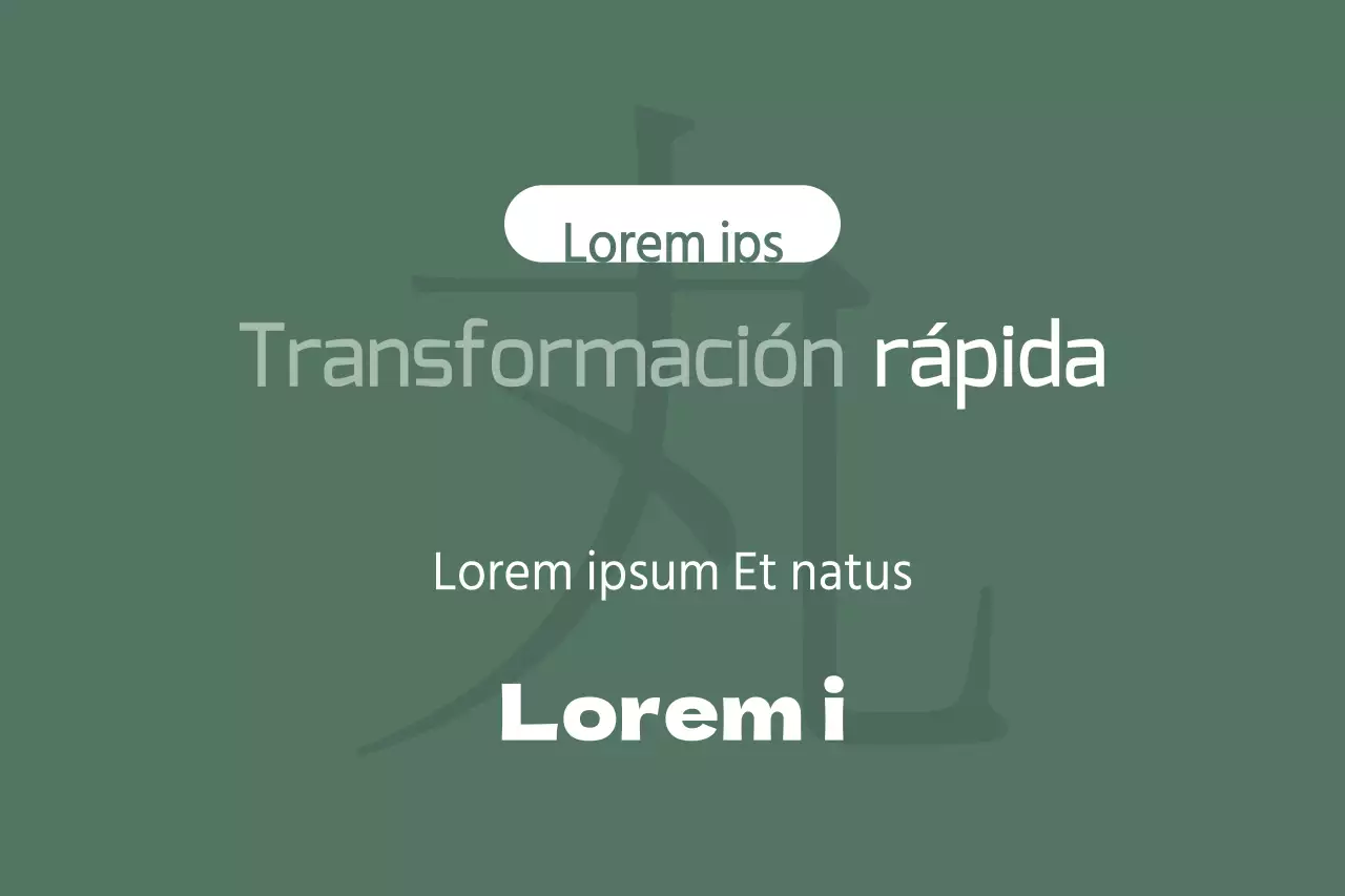 Transformación rápida