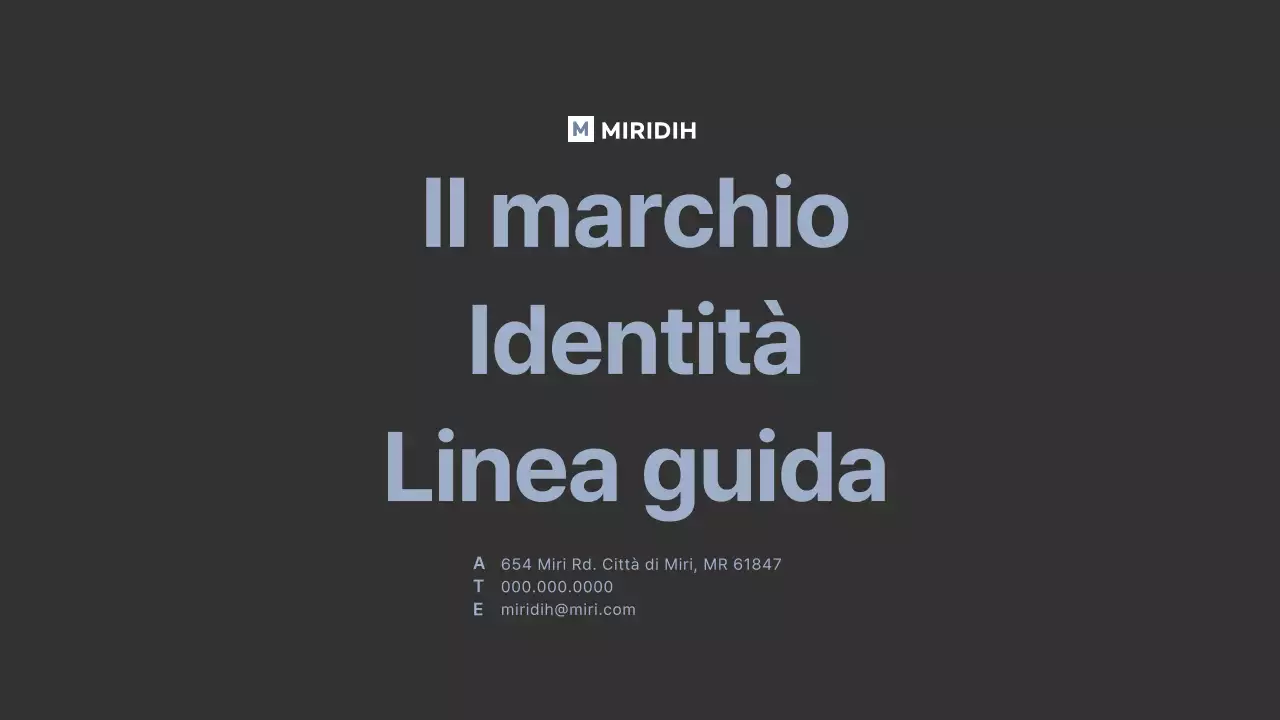 grigio scuro blu chiaro gridconcept semplice linea guida del marchio