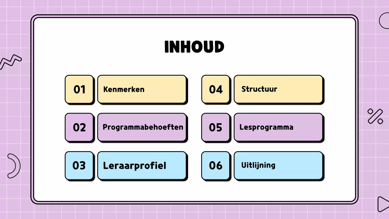 Schattig en kleurrijk wetenschapsillustratie lesplan voorstel