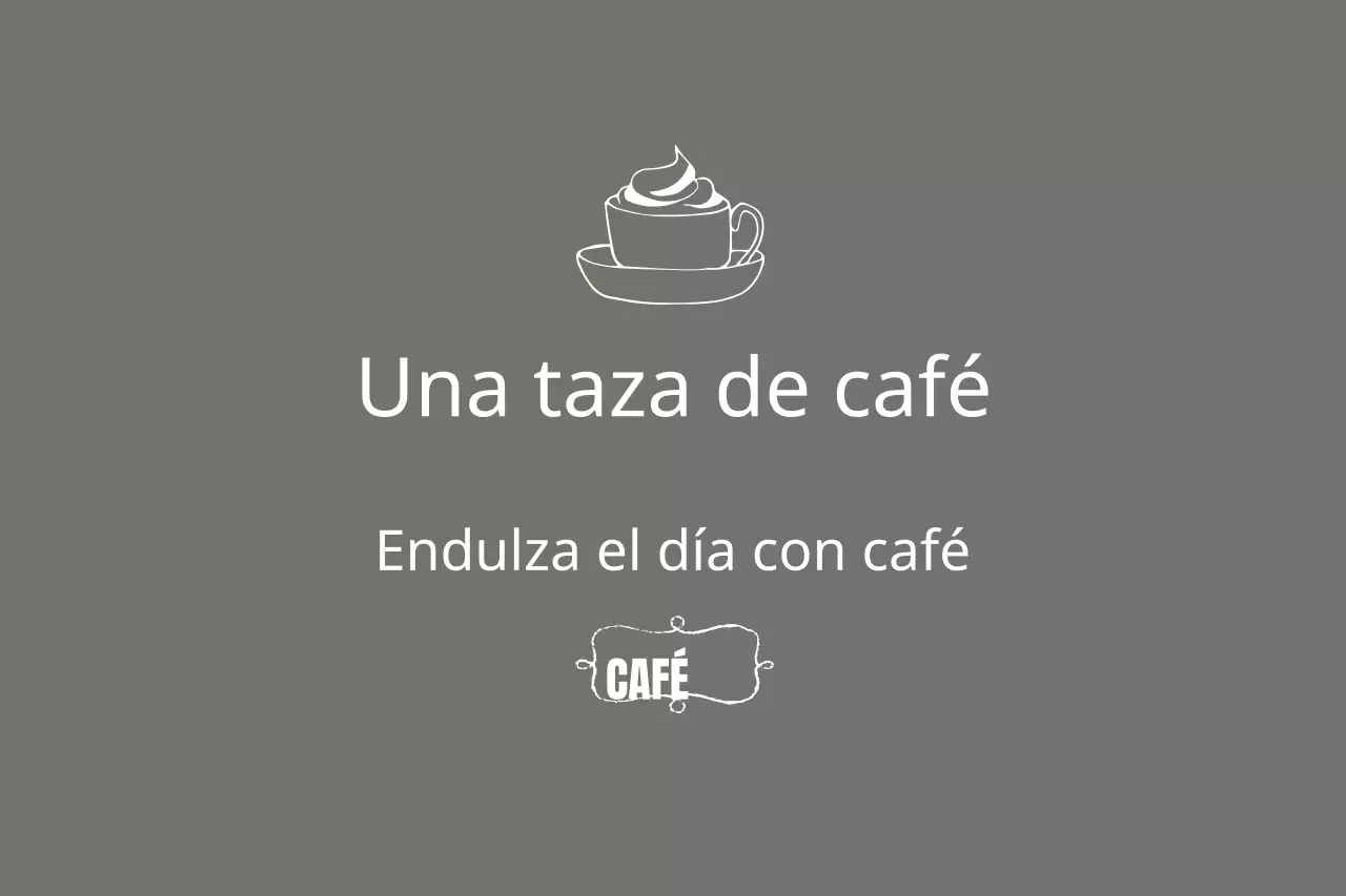 Café dulce