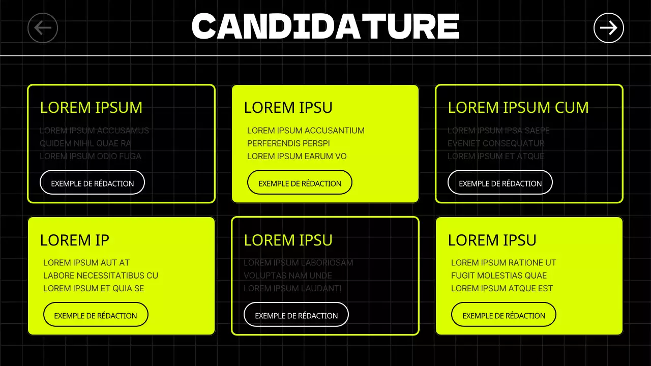 Les autocollants illustrés et les polices de caractères audacieuses en noir et en couleurs néon donnent une impression de rythme aux guides des concerts et des locations.