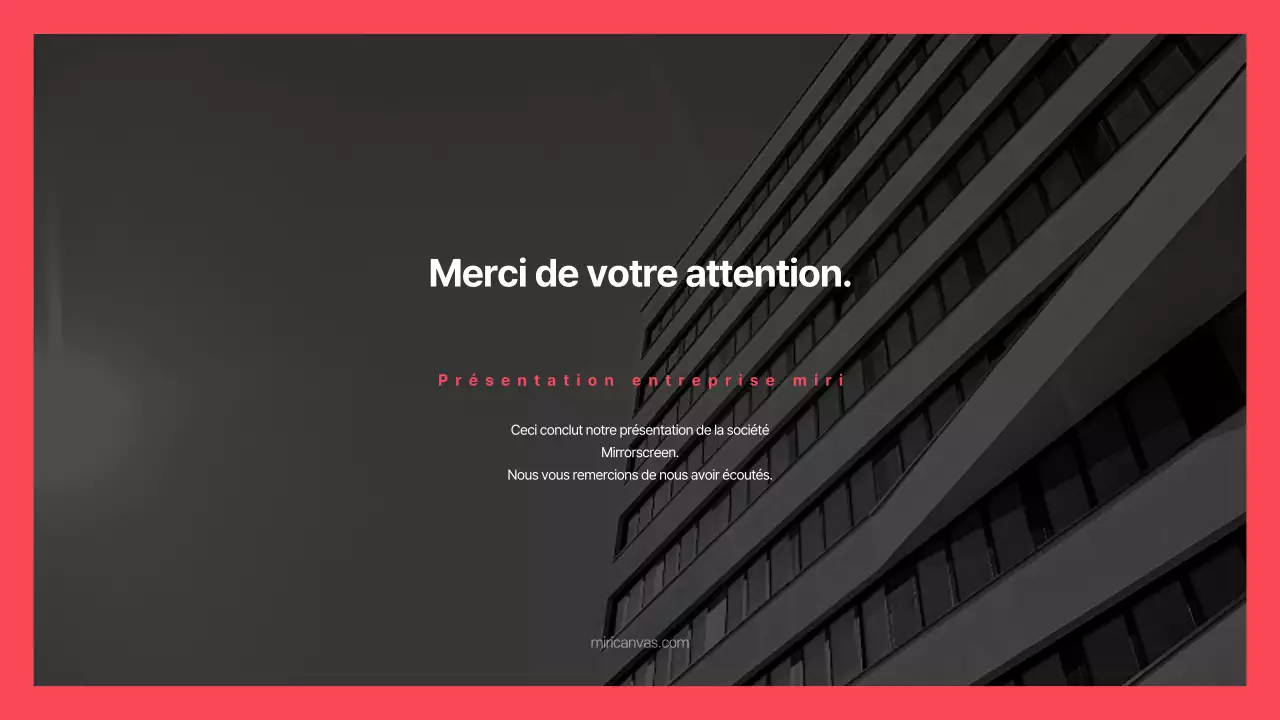 Présentations d'entreprises