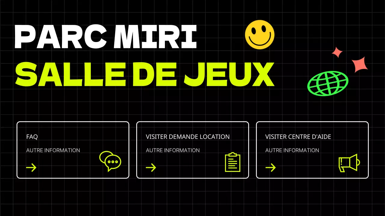 Les autocollants illustrés et les polices de caractères audacieuses en noir et en couleurs néon donnent une impression de rythme aux guides des concerts et des locations.