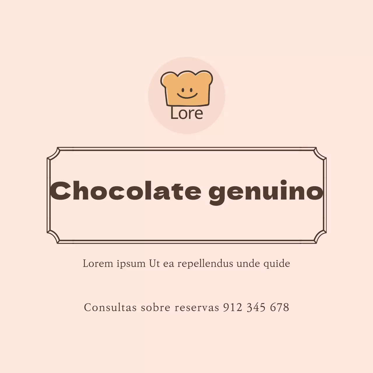 Pegatinas ilustradas de chocolate para postres