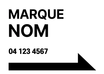 Guidage de la direction des flèches dans le style par défaut