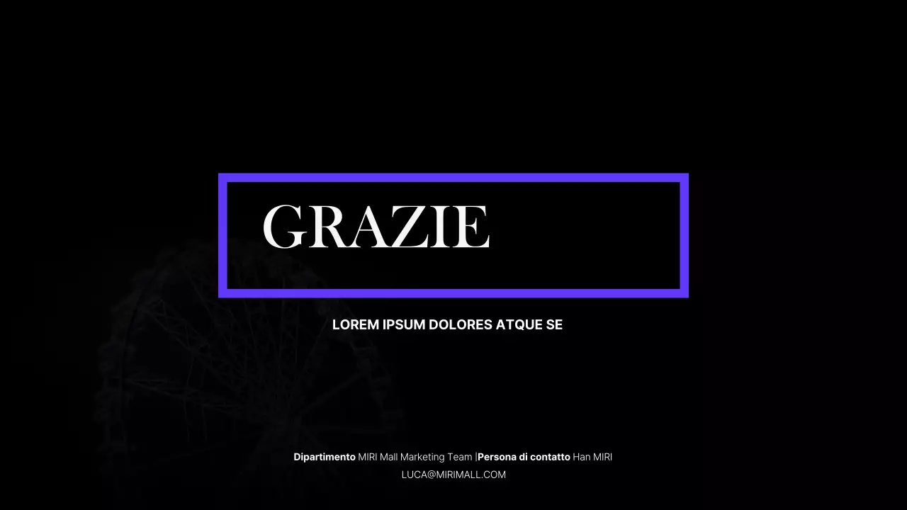 Organizzatore di eventi per il centro commerciale del Black Friday in nero e viola
