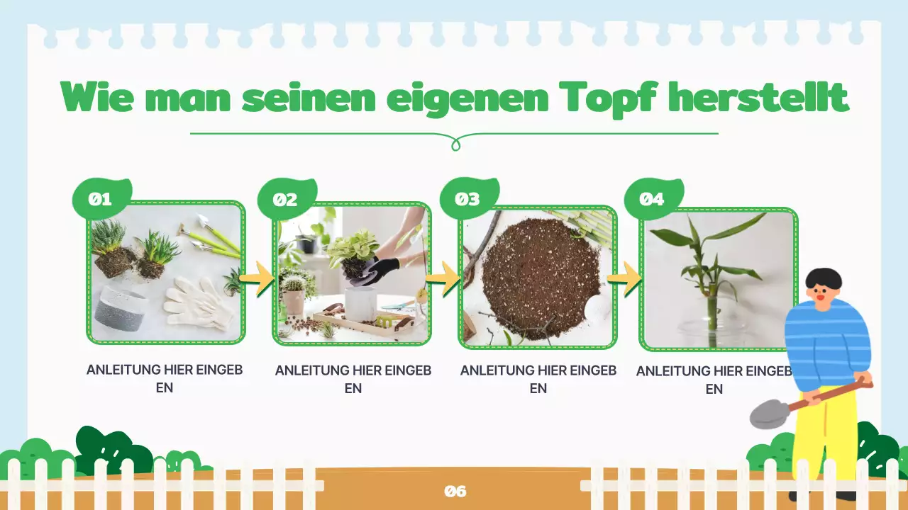 Wie man einen grünen, warmen und gemütlichen Arbor Day-Pflanztopf herstellt
