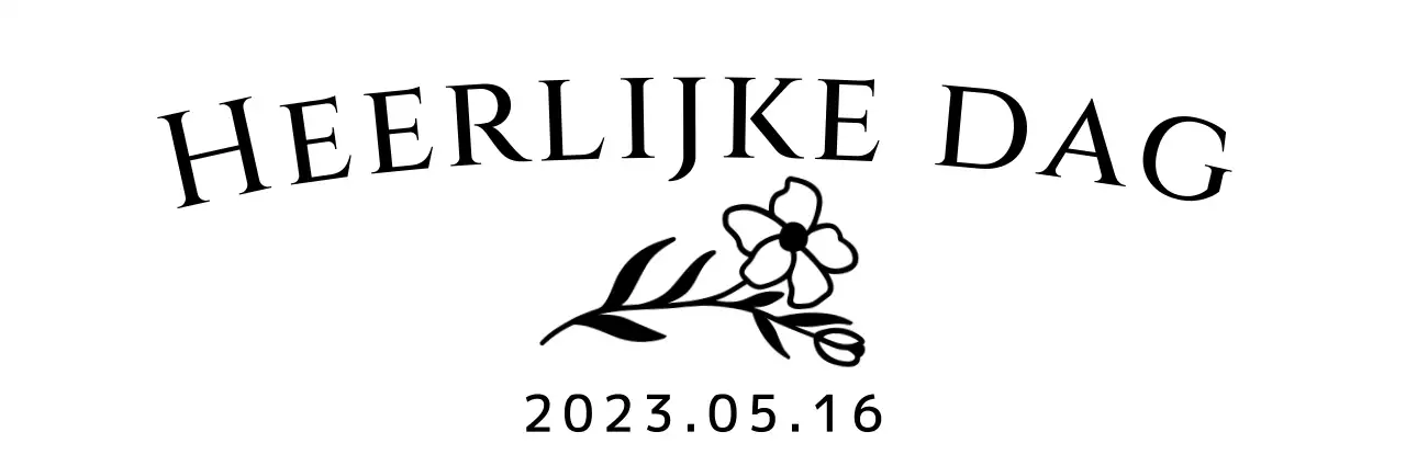 Eenvoudig bruiloftsontwerp met eenvoudige bloemenillustraties in zwart