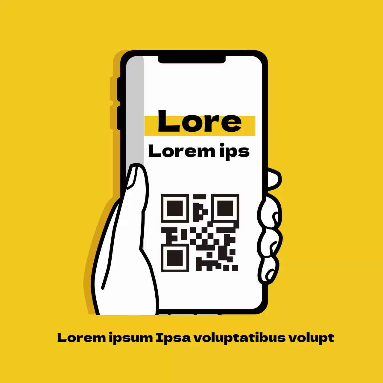 Saubere gelbe illustrierte Coronavirus-Etiketten