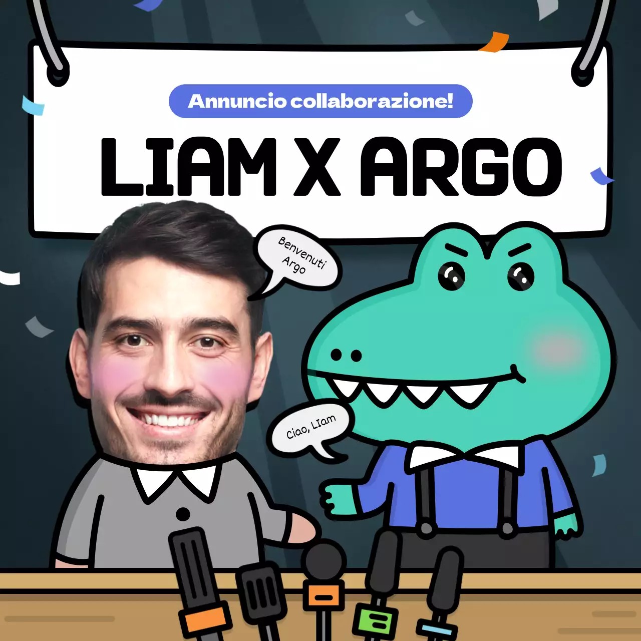 Promuovete le collaborazioni con simpatiche illustrazioni