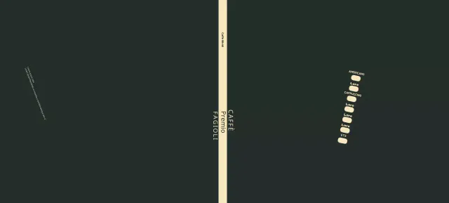 Lista di controllo Black Simple Lines Cafe