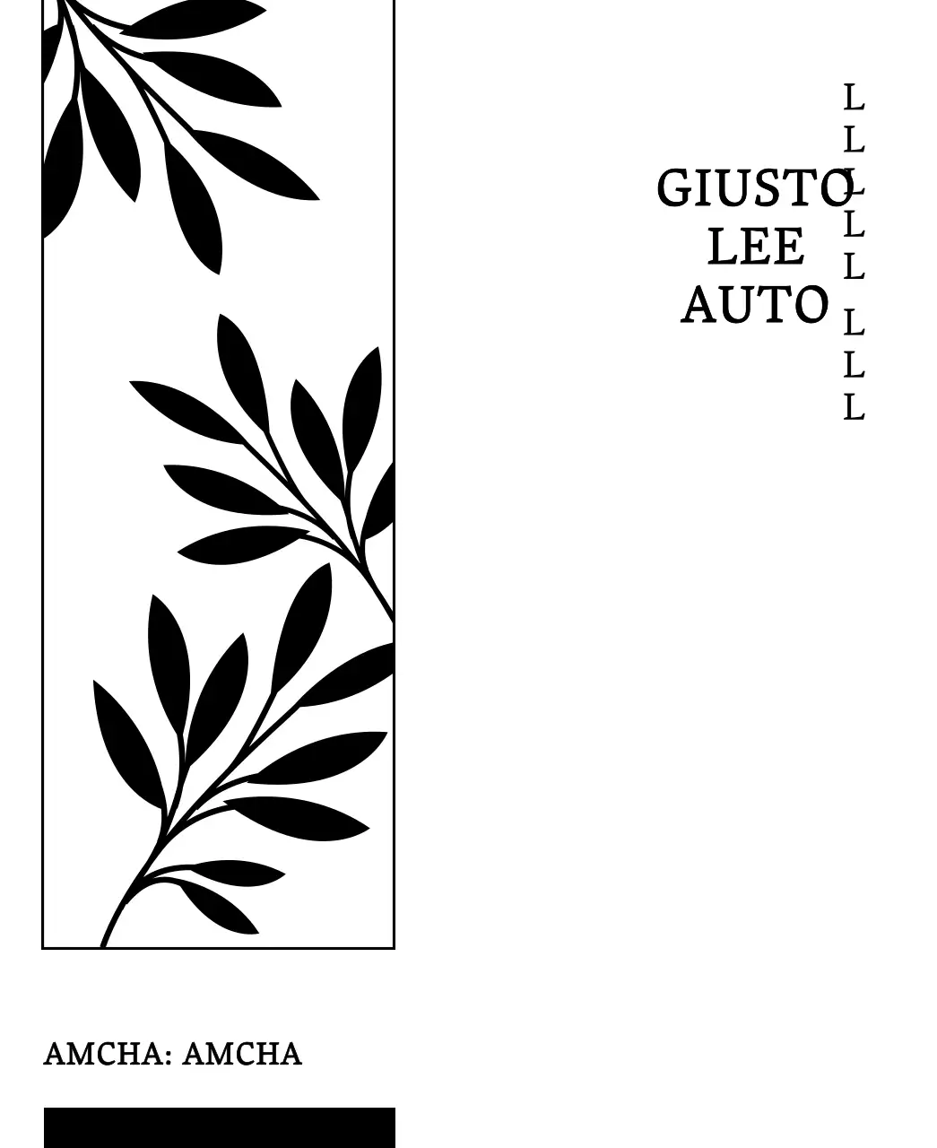 Design tradizionale del tè con semplici illustrazioni botaniche in nero