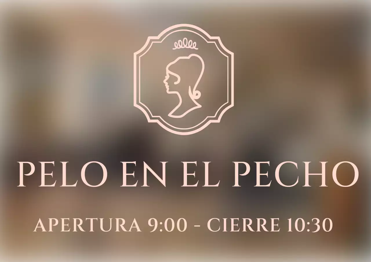 Un salón de belleza con una lujosa decoración rosa y una vista lateral de una mujer.