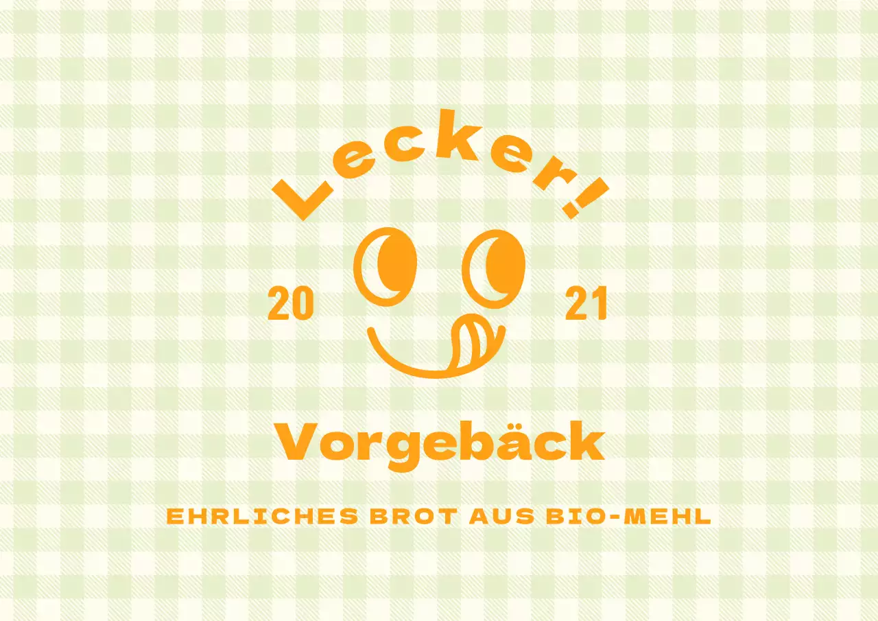 Niedlich illustrierte Themenpostkarten in Orange