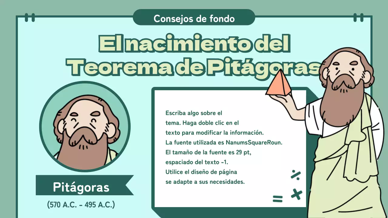 Presentaciones en clase en colores pastel con personajes