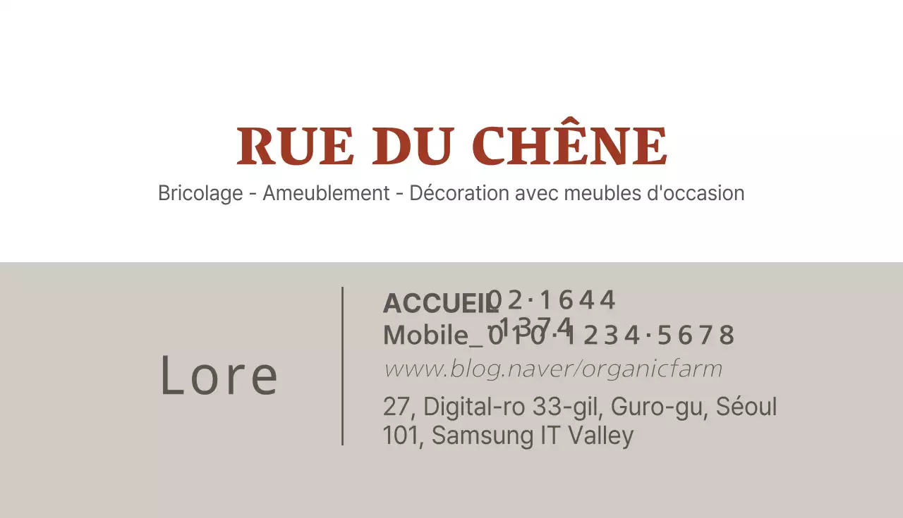 Ateliers d'ameublement