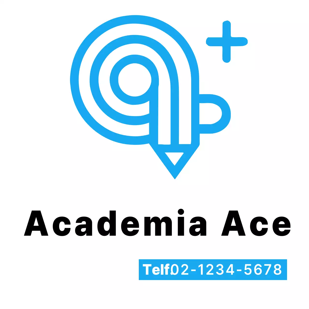 Blanco Logotipo de la escuela simple Eco bolsa para la escuela