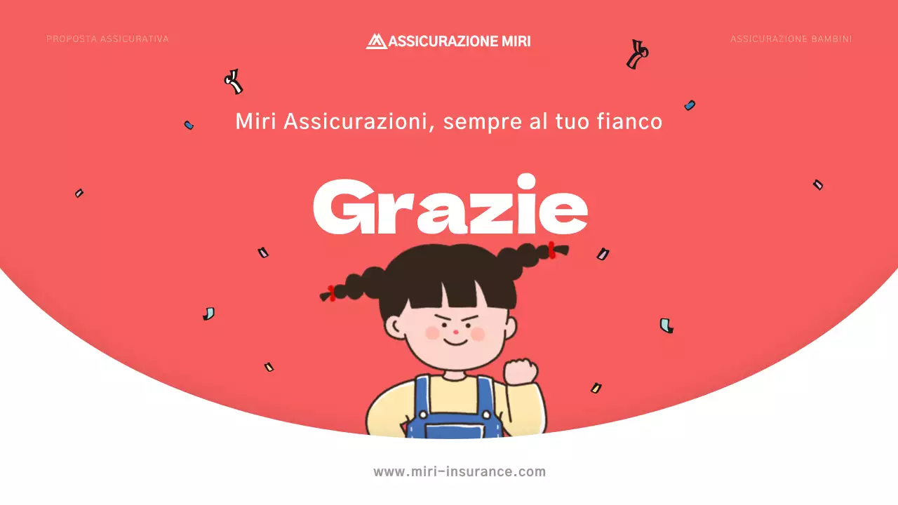 Simpatica proposta di assicurazione per bambini in rosa