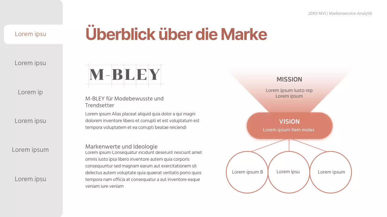 Farbverlauf rosa-beige sauberer Beratungsbericht