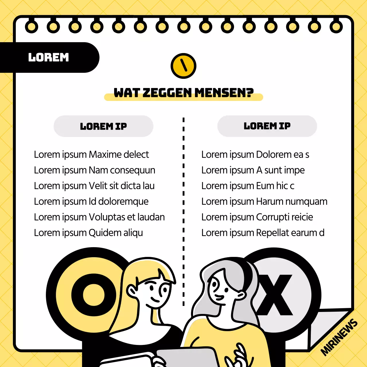 Geel en zwart illustratieconcept wegwerpbeker statiegeldsysteem