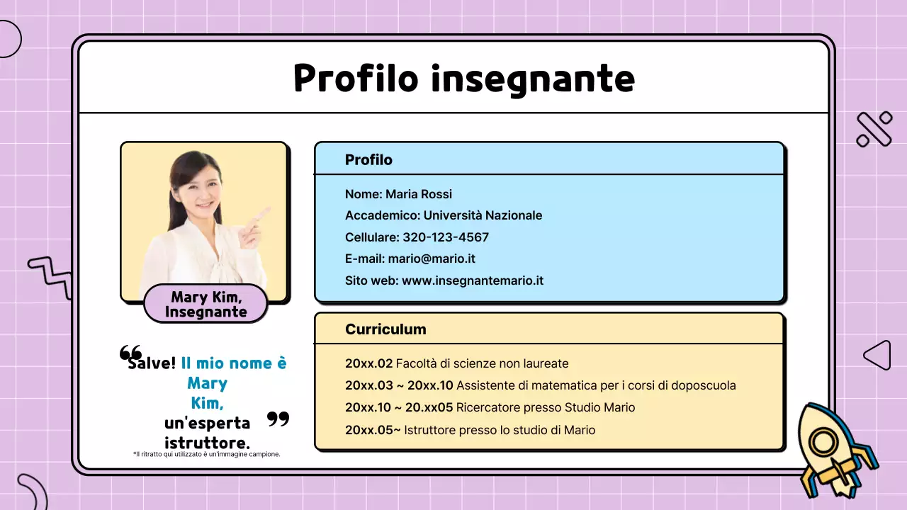 Proposta di piano didattico di illustrazione scientifica carina e colorata