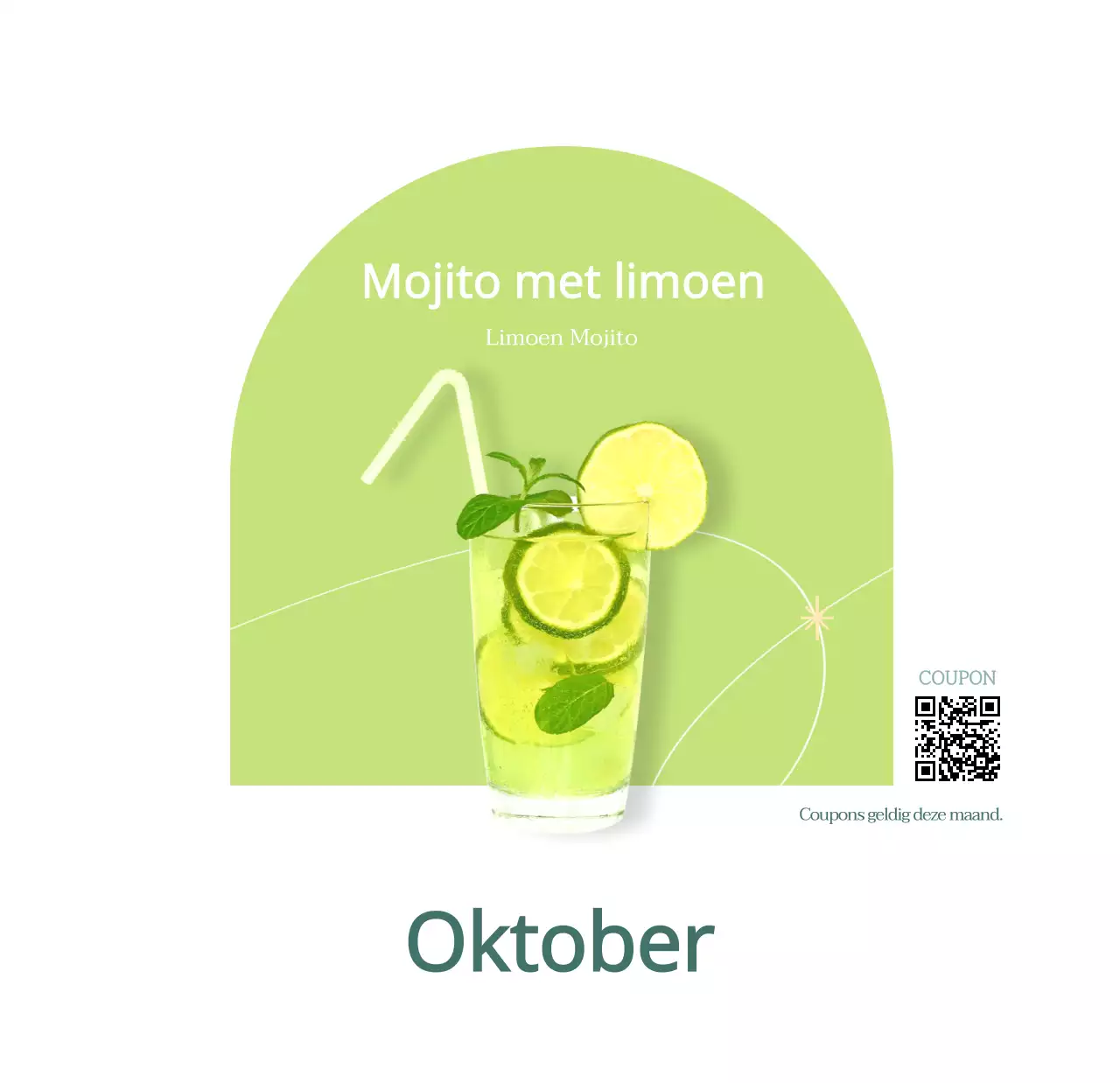 Cafékalender met aanbevelingen voor drankjes van de maand