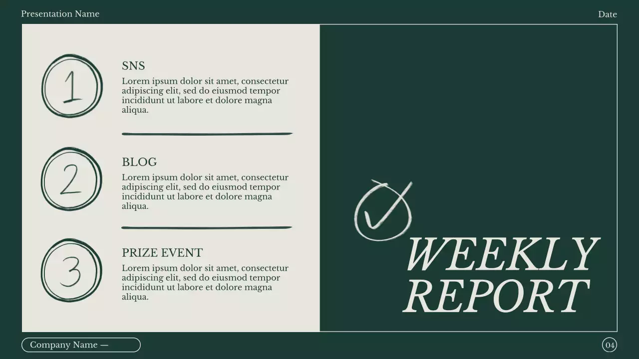 Green Classic Marketing Notes Guide Presentation