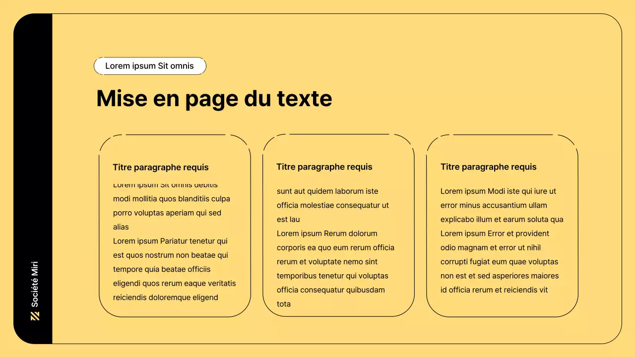 Illustration d'entreprise avec des lignes simples et la couleur jaune