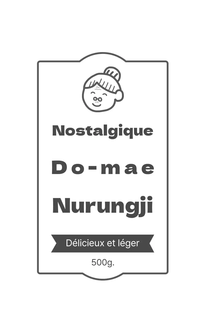 Étiquette en papier vintage gris foncé pour métier à tisser