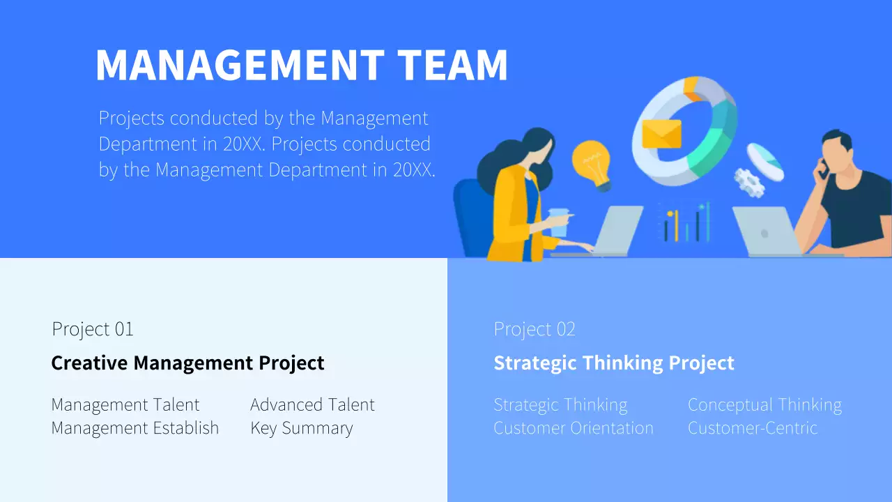 Blue Modern Business Report Presentation