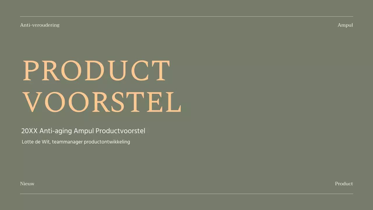 Productoverzicht cosmetica met oranje accenten